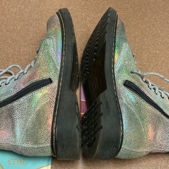 Dr.Marten 1460 Pascaly Iridescent Combat Boots - Picture 9 of 15